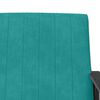 vidaXL Fauteuil Turquoise 59 x 75 x 78 cm Fluweel