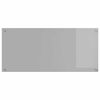 vidaXL Keuken Achterwand 2 pcs Lichtgrijs 110 x 50 cm gehard glas