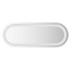vidaXL LED Badkamer Spiegel Transparant 40 x 15 cm gehard glas