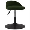 vidaXL Eetkamerstoelen draaibaar 2 st fluweel donkergroen