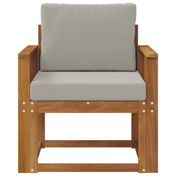 vidaXL Tuinbank Massief Acaciahout en Polyester