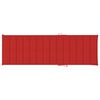 vidaXL Ligbed met rood kussen ge&iuml;mpregneerd grenenhout