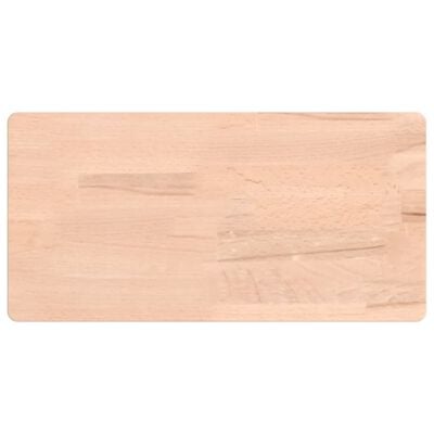 vidaXL Wandschap 40x20x4 cm massief beukenhout