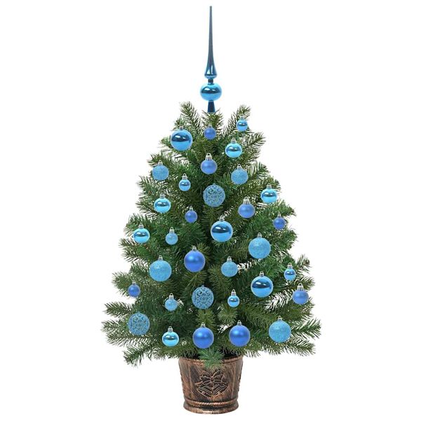 vidaXL Kunstkerstboom met 150 LED met standaard Groen 95 cm PE en PVC