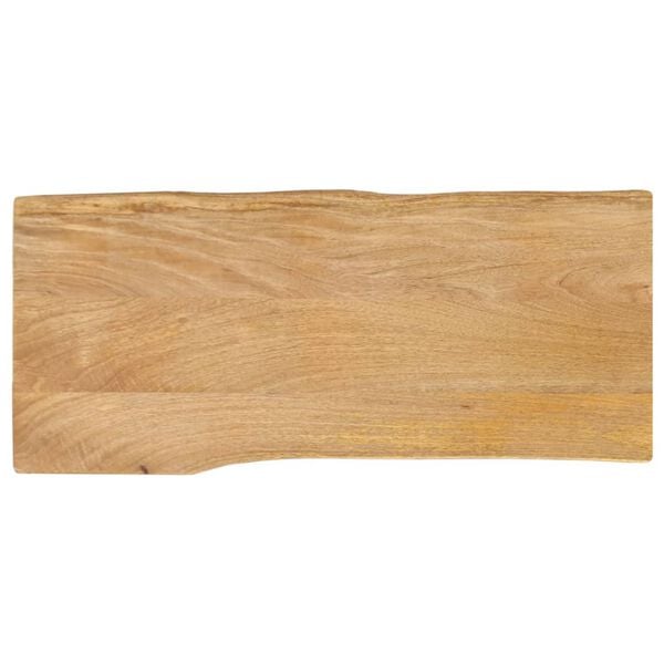 vidaXL Tafelblad met natuurlijke rand 90x40x3,8 cm massief mangohout