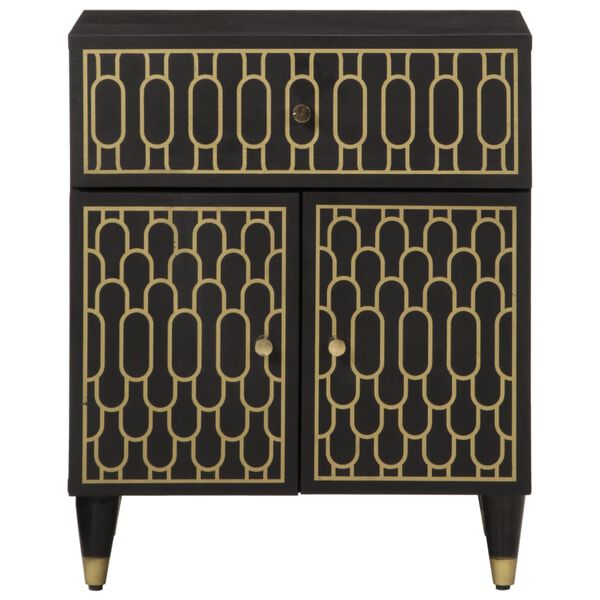 vidaXL Nachtkastje 50x33x60 cm massief mangohout