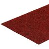 vidaXL Trapmatten Zelfklevend 15 stuks 76x20 cm Bordeaux Rood Rechthoekig