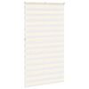 vidaXL Zebra rolgordijn 135x230 cm stofbreedte 130,9 cm marmerbeige