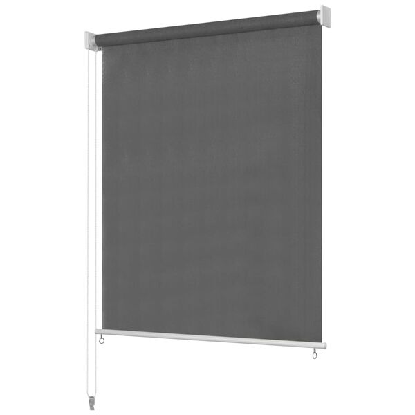 vidaXL Rolgordijn voor buiten 200x230 cm antraciet