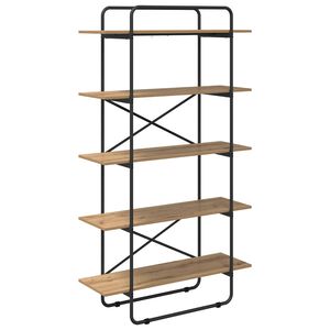 vidaXL Boekenrek 5-laags 100 x 35 x 175,5 cm PB Artisanaal eiken