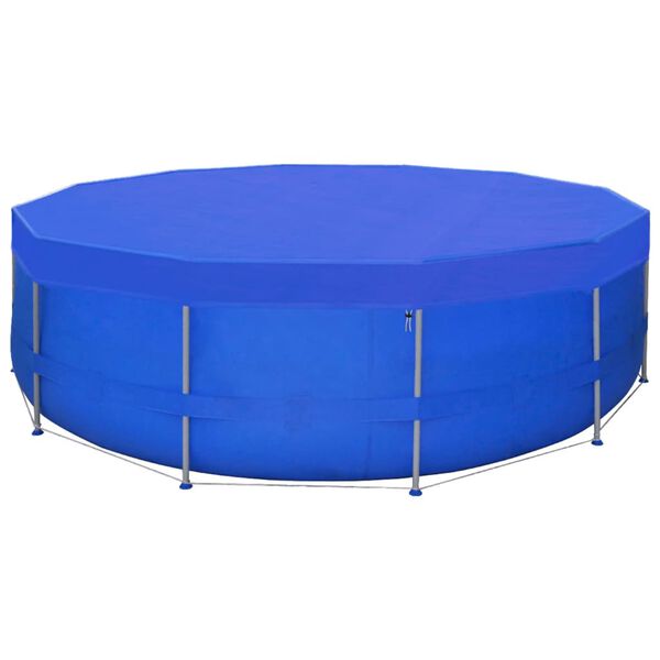 vidaXL Zwembadhoezen 2 st rond 90 g/m&sup2; 460 cm PE