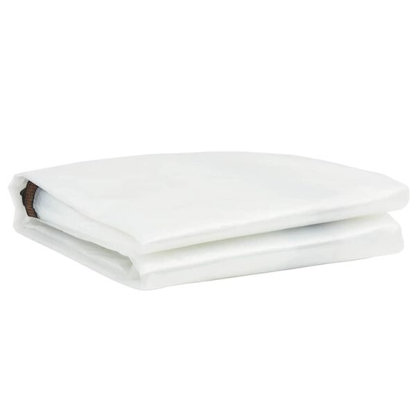 vidaXL Doorzichtig zeildoek met zeilringen 1x2 m polyethyleen