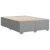 vidaXL Bedframe zonder matras stof lichtgrijs 160x200 cm