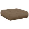 vidaXL 1-Piece Zitkussen VIANEN 100% Polyester Taupe 40 x 40 x 12 cm