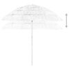 vidaXL Strandparasol Hawa&iuml; 240 cm wit