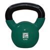 Orange Gym Kettlebell Vinyl 12 kg donkergroen