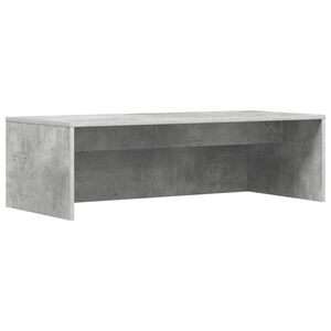 vidaXL Wandbureau Beton Grijs Bewerkt hout 100 x 45 x 30 cm