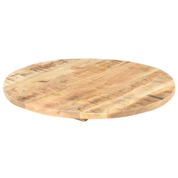 vidaXL Tafelblad rond 25-27 mm 40 cm massief mangohout