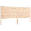 vidaXL Bedframe met hoofdbord massief hout 200x200 cm