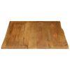 vidaXL Tafelblad met natuurlijke rand 100x80x2,5 cm massief mangohout