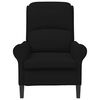 vidaXL Fauteuil Zwart 76 x 94 x 102 cm Microvezel