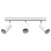 vidaXL Plafondspot met schijnwerpers Wit 38 x 6 x 16 cm Metaal