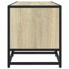 vidaXL Tv-meubel 160x35x41 cm bewerkt hout metaal sonoma eikenkleurig