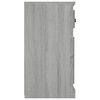 vidaXL Dressoir 70x35,5x67,5 cm bewerkt hout grijs sonoma eikenkleurig