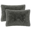 vidaXL Kussen 2 st HEERLEN Lichtgroen 50 x 70 cm PV Fleece