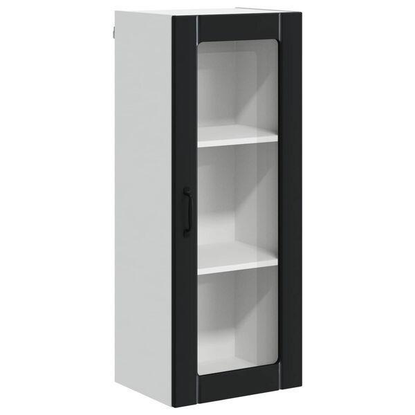 vidaXL Keukenkast Zwart 40 x 31 x 100 cm Bewerkt hout