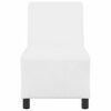 vidaXL | Modulaire Sofa Eenheid Armless | Wit 55 x 74 x 82 cm Kunstleer