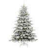 vidaXL Kunstmatige Inklapbare Kerstboom Wit 240 cm PE en PVC