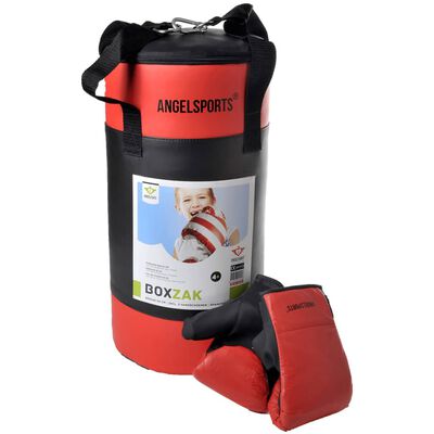 Aanzienlijk hoekpunt tempo Angel Sports bokszak met handschoenen 704040 online kopen | vidaXL.be