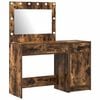 vidaXL Plafondtafel 2 st Bruin 40 x 41 x 75 cm Bewerkt hout