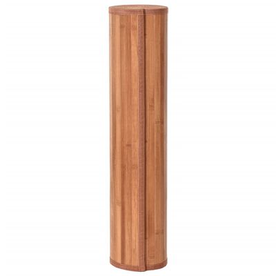 vidaXL Vloerkleed rechthoekig 60x500 cm bamboe bruin