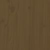 vidaXL Bedframe massief hout honingbruin 200x200 cm