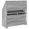 vidaXL Kinderen Boekenkast Grijs Sonoma 60 x 29,5 x 69 cm Bewerkt hout