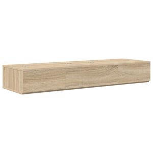 vidaXL studiobureau Sonoma Eiken 152 x 40 x 19,5 cm Bewerkt hout