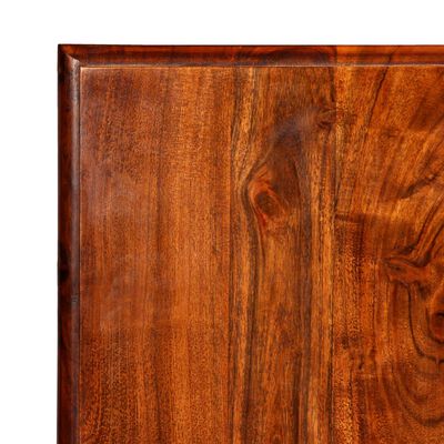 vidaXL Eettafel 200x100x76 cm massief hout met honingafwerking