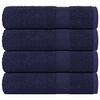 vidaXL Badhanddoeken FROGN 4 st 100x150 cm 360 g/m&sup2; marineblauw