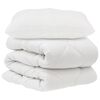 vidaXL Dekbed Set met kussen 2 pcs Wit Microvezel