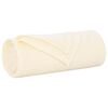 vidaXL Gooi Deken Cr&egrave;me 170 x 130 cm Fleece