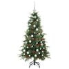 vidaXL Kunstmatige Inklapbare Kerstboom Groen 150 cm PE en PVC