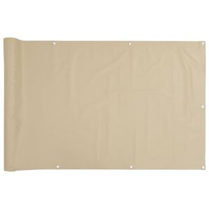 vidaXL Balkonscherm Oxford textiel 90x600 cm beige
