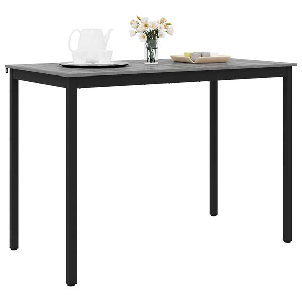 vidaXL Staande Bartafel Bewerkt hout