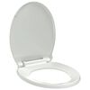 vidaXL Toiletbril soft-close ovaal wit