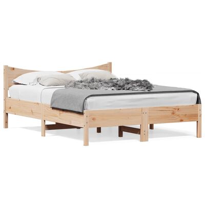 vidaXL Bedframe zonder matras massief grenenhout 120x200 cm