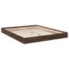 vidaXL Bedframe zonder matras bewerkt hout bruin eikenkleur 160x200 cm
