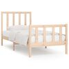 vidaXL Bedframe massief hout 90x190 cm