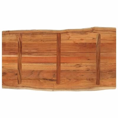 vidaXL Tafelblad rechthoekig natuurlijke rand 110x60x3,8 cm acaciahout